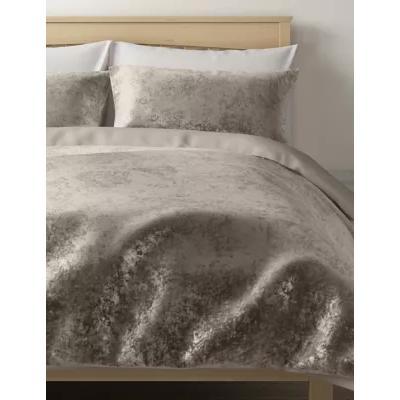 Marks & Spencer M&S Velvet Bedding Set - DBL - Mink, Mink