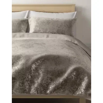Marks & Spencer M&S Velvet Bedding Set - DBL - Mink, Mink