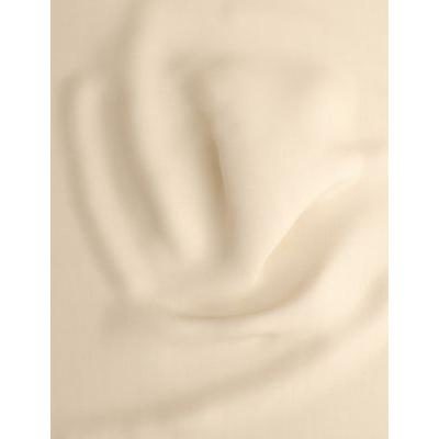 Marks & Spencer M&S Cotton Rich Percale Deep Fitted Sheet & Pillowcase - DBL - Cream, Cream,Pale Green,Dark Berry,Thyme,Dusted Lilac,Medium Beige,Light Cranberry,Taupe,Yellow
