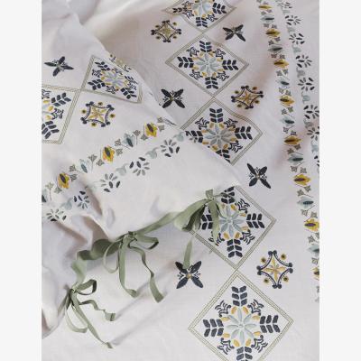 Marks & Spencer M&S X Fired Earth Acapulco Amaya Pure Cotton Bedding Set - SGL - Multi, Multi