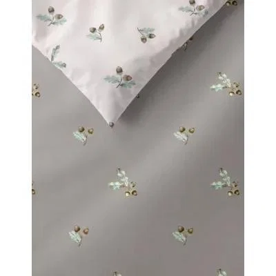 Marks & Spencer M&S Cotton Mix Acorn Bedding Set - DBL - Teal Mix, Teal Mix