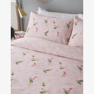 Marks & Spencer Yvonne Ellen Pure Cotton Sateen Tropical Parrots Bedding Set - DBL - Multi, Multi