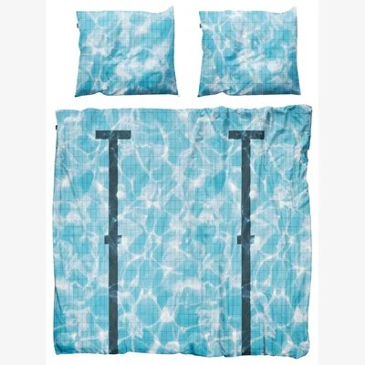 Made in Design Pool Bedlinen set for 2 people by Snurk Blue