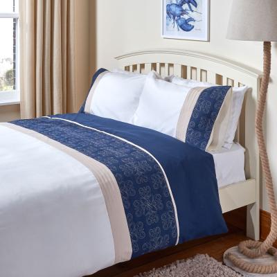 The Range Clover Quilted Microfibre Duvet and Pillowcase Set - Double