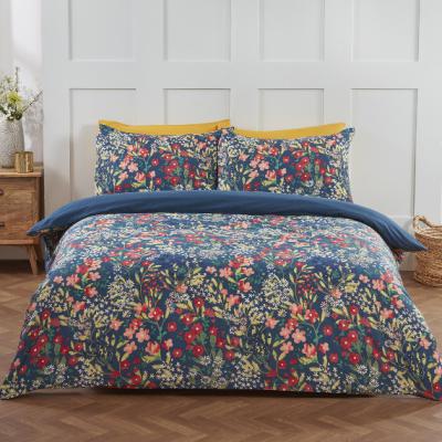 The Range Helmsley Floral Printed Duvet Cover and Pillowcase Set - Double