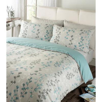 The Range Honour Printed Duvet Cover and Pillowcase Set - Blue / Double