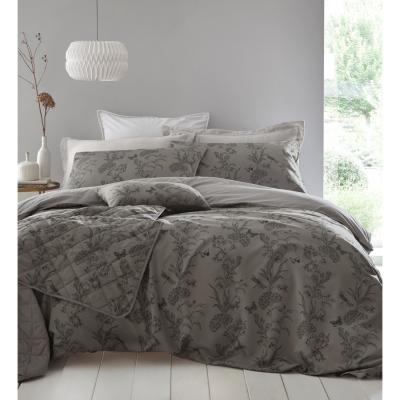 The Range Arboretum Duvet Cover and Pillowcase Set - Pewter / Double