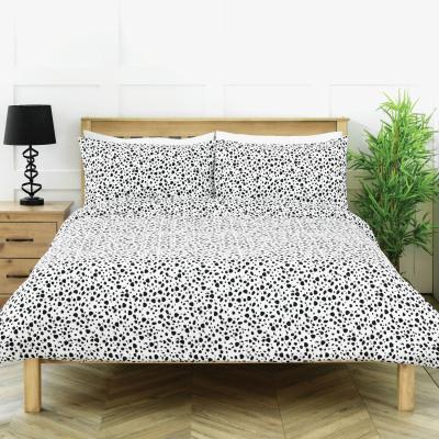 The Range Dottie Duvet Cover and Pillowcase Set - Monochrome / Double