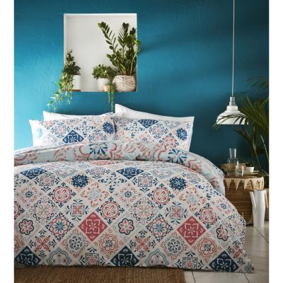 The Range Morocco Duvet And Pillowcase Set - Blue / Double