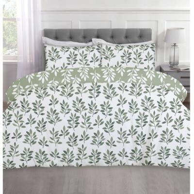 The Range Everdene Duvet Cover and Pillowcase Set - Green / Double