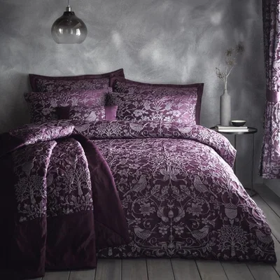 The Range Oak Tree Plum Bedspread Set - Purple