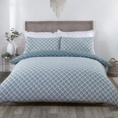 The Range Linden Duvet Cover and Pillowcase Set - Green / Double