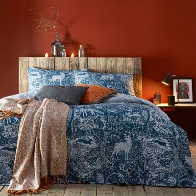 The Range Midnight Winter Duvet Cover Set - Blue / Double