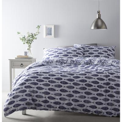 The Range Cove Duvet and Pillowcase Set - Blue / Double