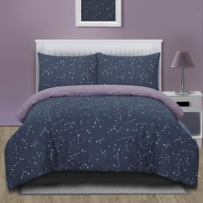 The Range Interstellar Duvet Cover and Pillowcase Set - Mauve / Double