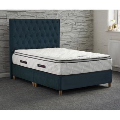 The Range Jonas & James Chatsworth Divan Bed Set With Mattress - Ocean / Double / 2