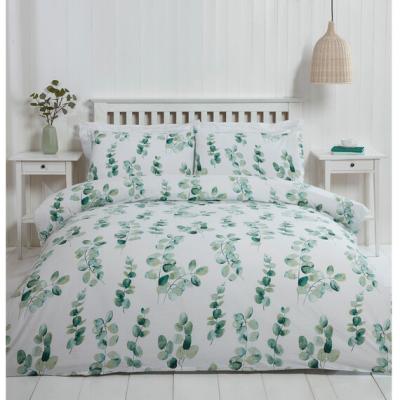 The Range Eucalyptus Duvet Cover and Pillowcase Set - Green / Double