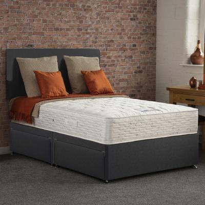 The Range Swincombe Divan Bed Set With Drawers and Mattress - Black / 2 / Double