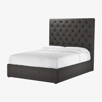 Sofa.com Rosalie 150cm Double Ottoman Bed in Anthracite Quartz - sofa.com