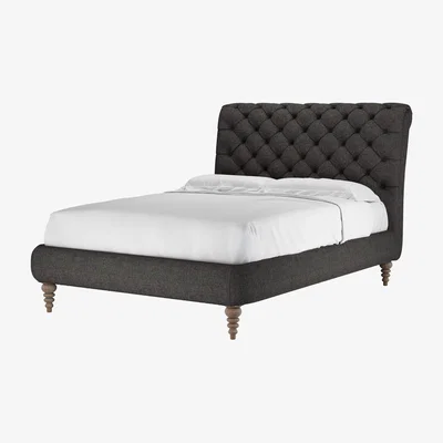 Sofa.com Knightsbridge without Footboard Double Bed in Anthracite Quartz - sofa.com