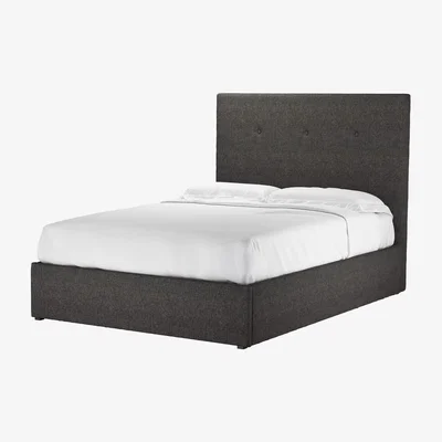 Sofa.com Avery 130cm Double Ottoman Bed in Anthracite Quartz - sofa.com