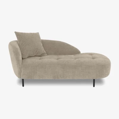 Furniture Village Bridgerton Fabric Chaise Longue - R120 Light Khaki