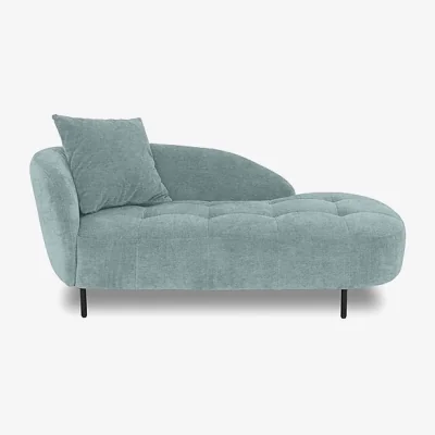 Furniture Village Bridgerton Fabric Chaise Longue - Baby Blue