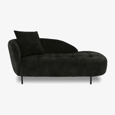 Furniture Village Bridgerton Fabric Chaise Longue - Feb-Dec-R10 Charcoal
