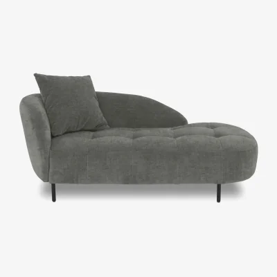Furniture Village Bridgerton Fabric Chaise Longue - Dolphin
