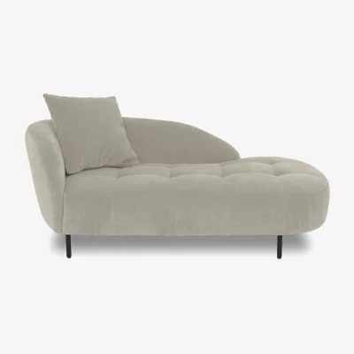 Furniture Village Bridgerton Fabric Chaise Longue - R32 Light Khaki