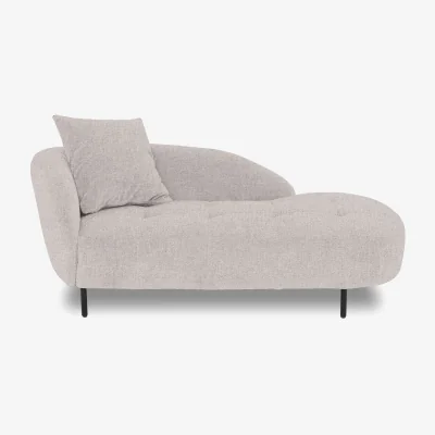 Furniture Village Bridgerton Fabric Chaise Longue - Mink