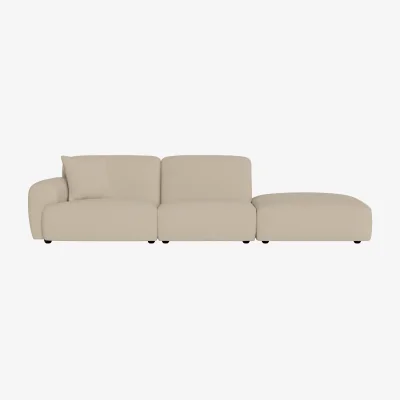 Loaf Squishblocks Modular Chaise Longue, Med Rh (Mixing Bowl Clever Boucle)