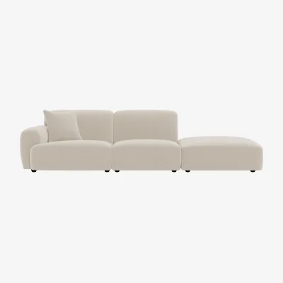 Loaf Squishblocks Modular Chaise Longue, Med Rh (Blotting Paper Clever Velvet)