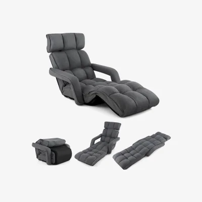 The Range Indoor Chaise Lounger Sofa - Grey