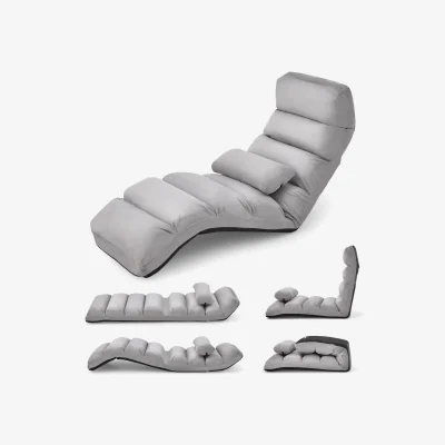 The Range Indoor Chaise Lounge Sofa - Grey
