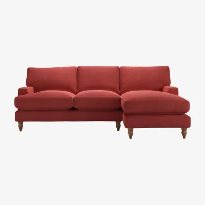 Sofa.com Isla Medium RHF Chaise Sofa in Indian Summer Easy Cotton