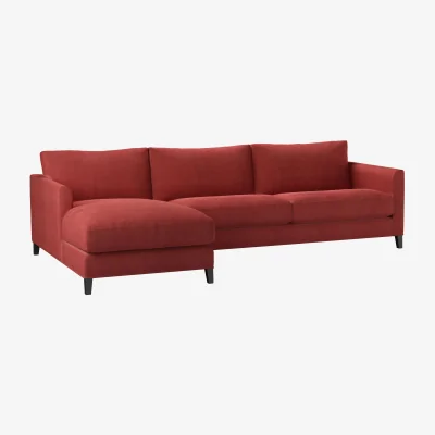 Sofa.com Izzy Large LHF Chaise Sofa in Indian Summer Easy Cotton