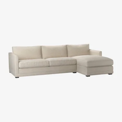Sofa.com Aissa Large RHF Chaise Sofa in Jasmine Silky Jacquard Weave