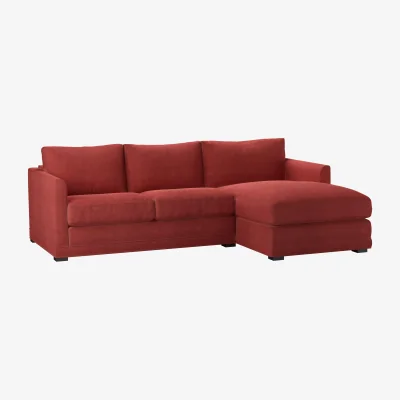 Sofa.com Aissa Small RHF Chaise Storage Sofa in Indian Summer Easy Cotton
