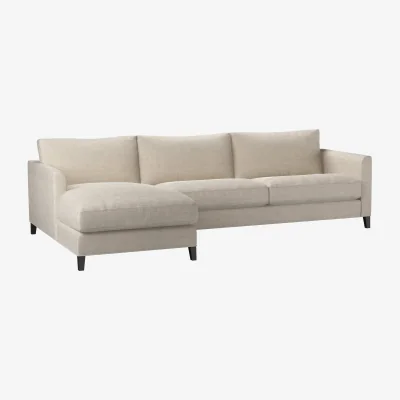 Sofa.com Izzy Large LHF Chaise Sofa in Jasmine Silky Jacquard Weave