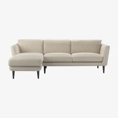 Sofa.com Holly Medium LHF Chaise Sofa in Jasmine Silky Jacquard Weave
