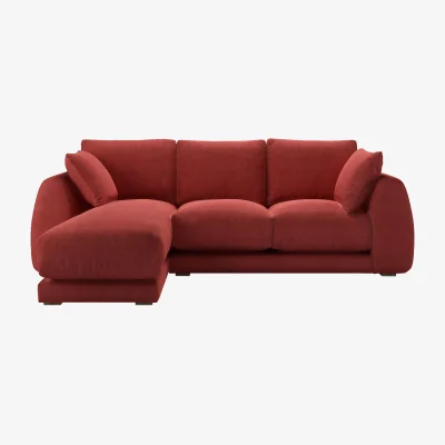 Sofa.com Carmel LHF Chaise Sofa in Indian Summer Easy Cotton