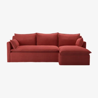Sofa.com Anders RHF Chaise Sofa in Indian Summer Easy Cotton