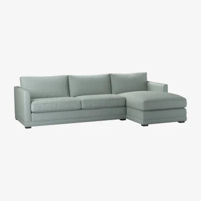 Sofa.com Aissa Large RHF Chaise Sofa in Coastal House Basket Weave - sofa.com