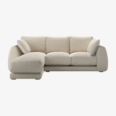 Sofa.com Carmel LHF Chaise Sofa in Jasmine Silky Jacquard Weave