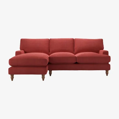 Sofa.com Isla Medium LHF Chaise Sofa in Indian Summer Easy Cotton