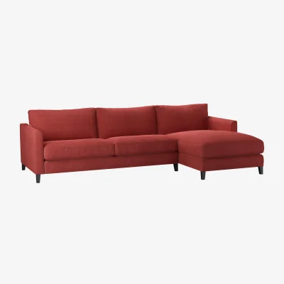 Sofa.com Izzy Large RHF Chaise Sofa in Indian Summer Easy Cotton