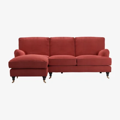 Sofa.com Bluebell LHF Chaise Sofa in Indian Summer Easy Cotton