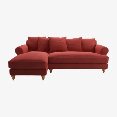 Sofa.com Teddy LHF Chaise Sofa in Indian Summer Easy Cotton