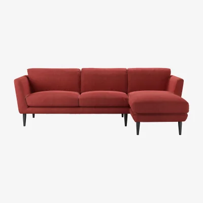 Sofa.com Holly Medium RHF Chaise Sofa in Indian Summer Easy Cotton